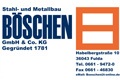 Logo Stahl- und Metallbau Böschen GmbH & Co.KG