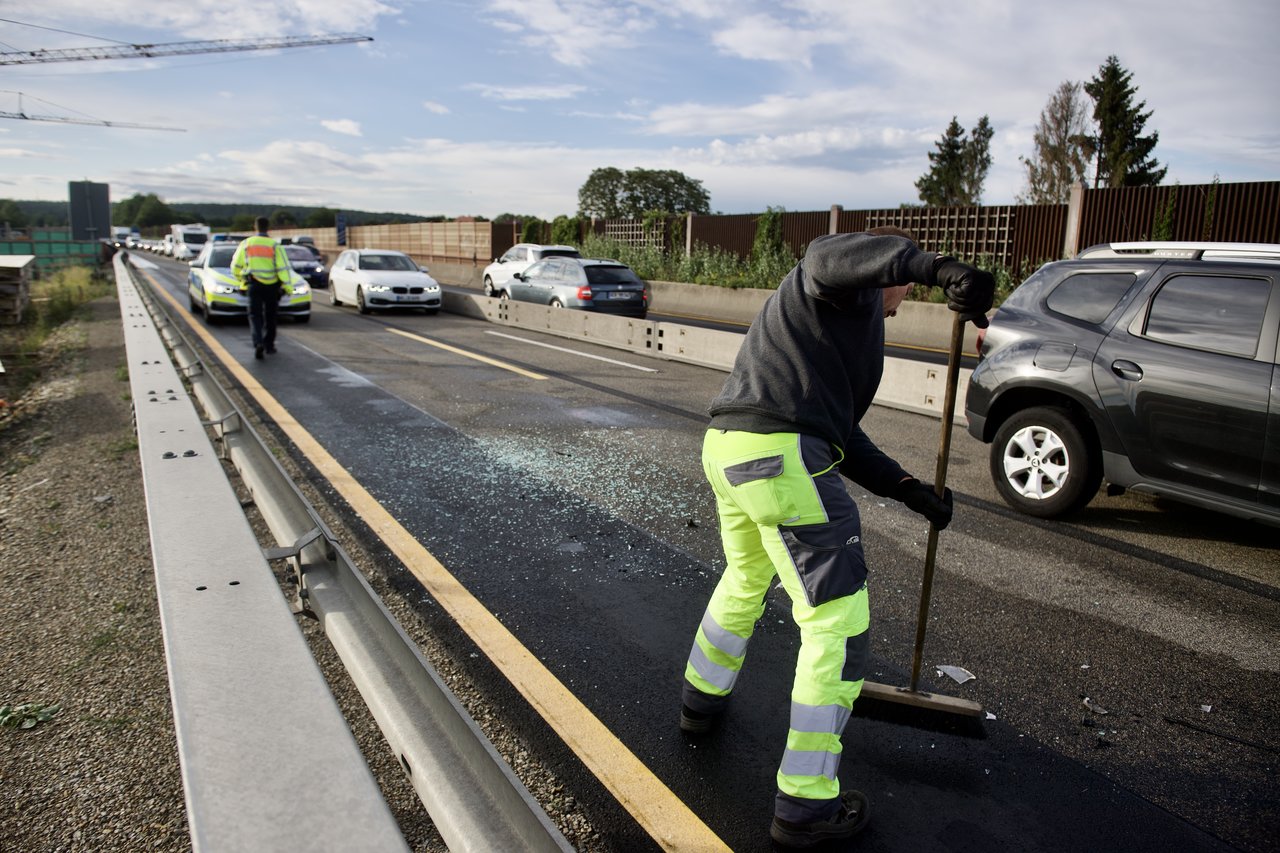 Auf Der A 7 Im Baustellenbereich Am Rauschenberg Krachte Es Osthessen News