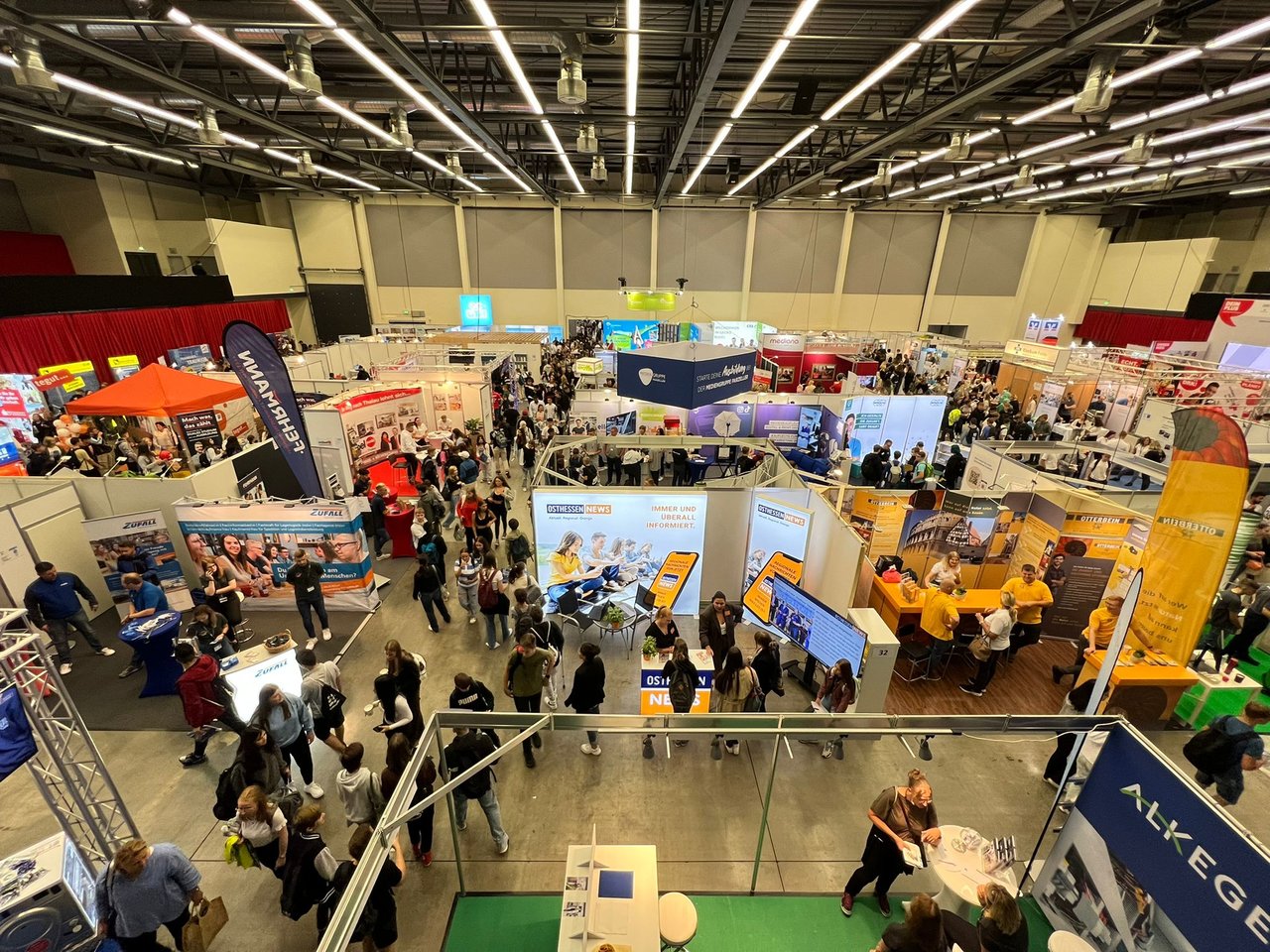 Bildungsmesse 2022 in Fulda gestartet 150 Unternehmen vertreten