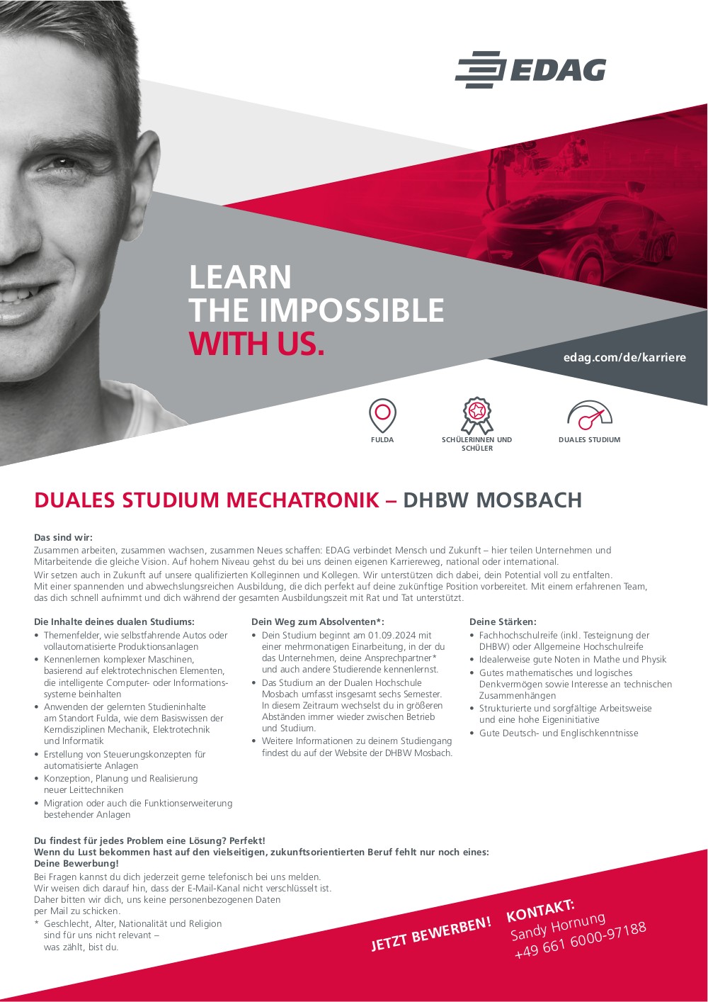 Duales Studium Mechatronik (m/w/d)