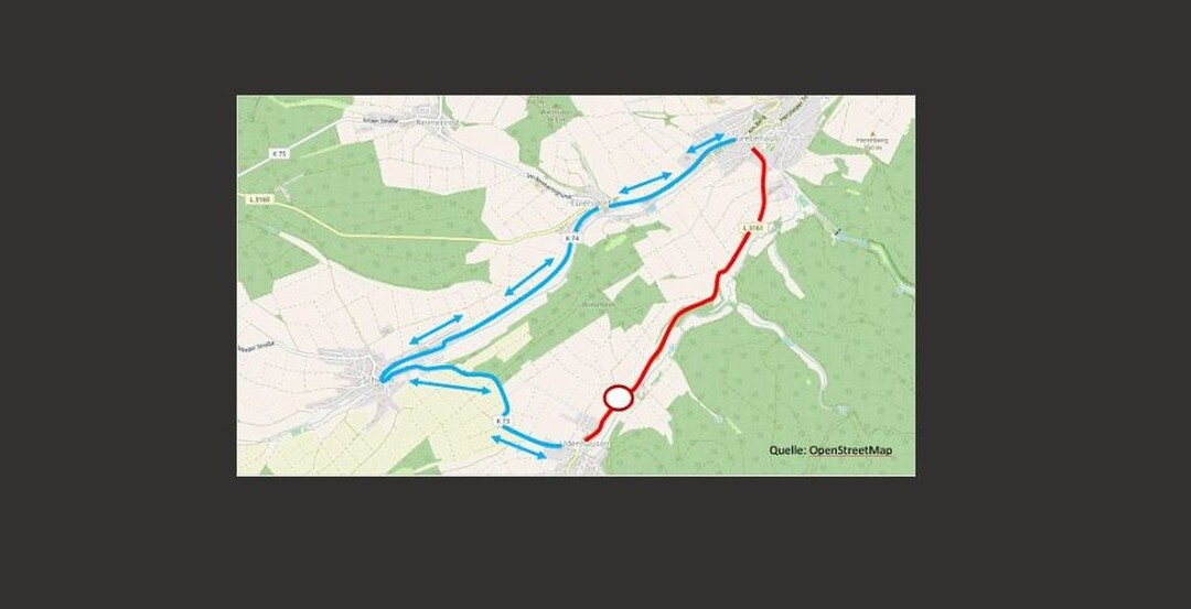 Fahrbahnsanierung der L 3161 zwischen Grebenau-Udenhausen und Grebenau