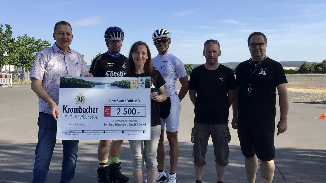 Dom Skater Fulda e.V. freut sich über 2.500 Euro OsthessenNews