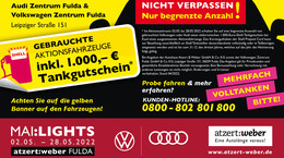 atzert:weber Gruppe bietet Gebrauchtwagen mit 1.000,– € Tankgutschein*