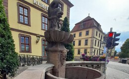CWE Fulda moniert defekte Wassertechnik am Delfinbrunnen