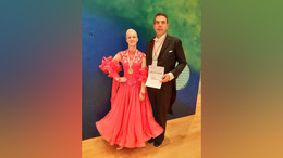 Tanz-Freunde-Paar auf Platz drei der Hessischen Meisterschaft