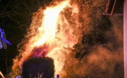 Kein ruhiger Start ins neue Jahr: elf Brandeinsätze in knapp einer Stunde