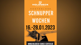 Kostenlose Jubiläums-Schnupperwochen - Holodeck Dance Center lädt ein