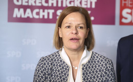 Das sieht nicht gut aus: Nancy Faeser (SPD) im Umfrage-Tief