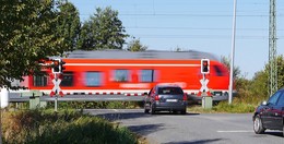 Bahnübergang zwischen Baumbach und Hergershausen gesperrt