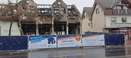 Nach dem Feuer: VR-Bank Nordrhön baut eine neue Filiale auf