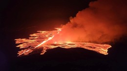 Die mächtigste Eruption bisher: Glühende Lava auf Island