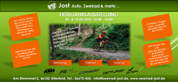 Willkommen zur Frühjahrsmesse bei Firma Jost, Auto, Zweirad & mehr …