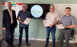 Übergabe der Ehrenbriefe des Landes Hessen in Gemeinde Burghaun