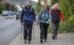 Kriminalhauptkommissarin Sandra Köhler erwandert Spenden fürs Ahrtal