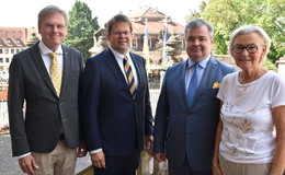 Gedankenaustausch: Generalkonsul der Ukraine zu Gast im Stadtschloss