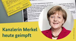 Bundeskanzlerin Angela Merkel (66) mit AstraZeneca geimpft: "Ich freue mich!"