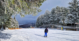 Der Winter auf der Wasserkuppe ist zurück