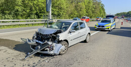 Unfall auf der A66 mit mehreren Autos und einem Lkw