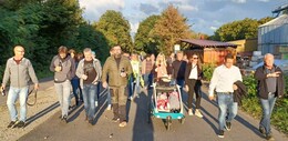 Wahlkampf mit Pascal Möller auf fünf Kilometern mit Gerstensaft