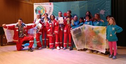 Eichenzell auf erstem Platz - Landeswettbewerb des Jugendrotkreuz Hessen