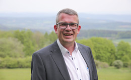 Herausforderer Axel Schmidt (43, CDU) will in das Rathaus seiner Heimat