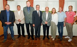 Ehrung von Jubilaren für 300 Jahre Betriebszugehörigkeit am Kaliwerk