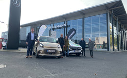 Autohaus Kunzmann übergibt Dienstfahrzeuge an Landesgartenschau-Team