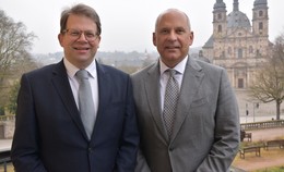 Hessens Innenminister Poseck zu Gast bei OB Wingenfeld im Stadtschloss