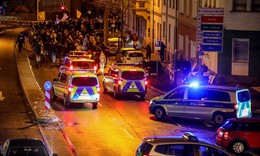 Große Polizeipräsenz am Samstagabend in der Fuldaer Innenstadt