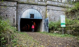 Winterpause für Radfahrer beginnt - Milseburgtunnel schließt am 1. November
