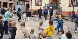 Fontänen-Feld eingeweiht: Rotenburger haben das Feiern nicht verlernt
