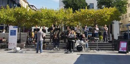 Musikschule Fulda sorgte für Straßenmusik in der City
