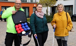 Blindenführung und Boccia: Herausforderung wagen mit oder ohne Handicap