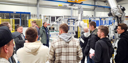 Besuch der Technikerschule Bad Hersfeld bei b+m surface systems