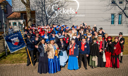 Traditionelles "Ex-Gutsherren-Wecken" bei der Sickelser Bürgerfastnacht