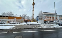 Bauarbeiten am Wasserwerk in der Frankfurter Straße gehen voran