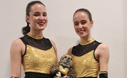 Die Schwestern Hannah (18) und Charlotte (16) Krebs leben für die Akrobatik