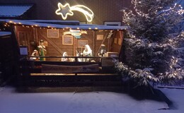 Wunderschöne Weihnachtskrippe in Großentaft erfreut Besucher