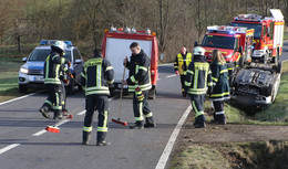 Unfall zwischen Sterkelshausen und Niederellenbach - Fahrer verletzt