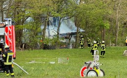 Feuer in Neuhof: Starke Rauchentwicklung in einem Waldstück