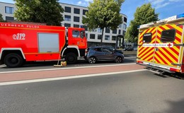 Feuerwehr fährt auf Kleinwagen auf - Schaden von 10.500 Euro 