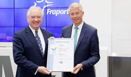 Fraport erhält EMAS-Jubiläumszertifikat für verbesserte Umweltleistungen