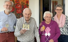 Geistig frisch: Hermann Lauer feiert 101. Geburtstag
