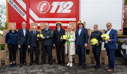 520 neue Helme für die Kräfte der Feuerwehr Fulda