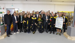 Deutsche Post weiht neuen "grünen" Zustellstützpunkt in der Rangstraße ein
