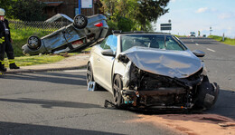 Unfall an der Kreuzung: Junger Autofahrer übersieht offenbar Golf