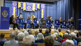 Landespolizeiorchester begeistert beim Charity-Konzert der LIONS