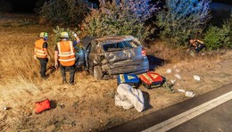Überholversuch scheitert: Schwerer Verkehrsunfall auf B43a
