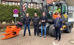 Neuer Mobilbagger für den Bauhof speziell auf Bedürfnisse abgestimmmt