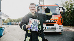 Ab 1. Oktober: Die Feuerwehr Fulda wird in eigenem Stickeralbum verewigt